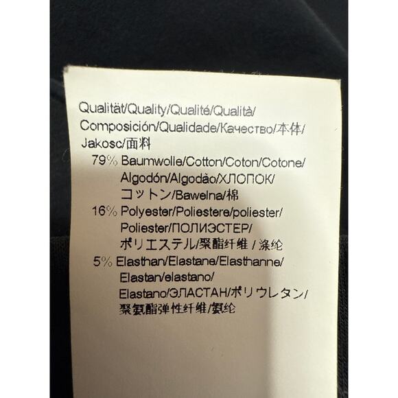 BOSS Hugo Boss Women's Black High Waisted Straight Drawstring Sweat Pants Size L - Picture 7 of 7